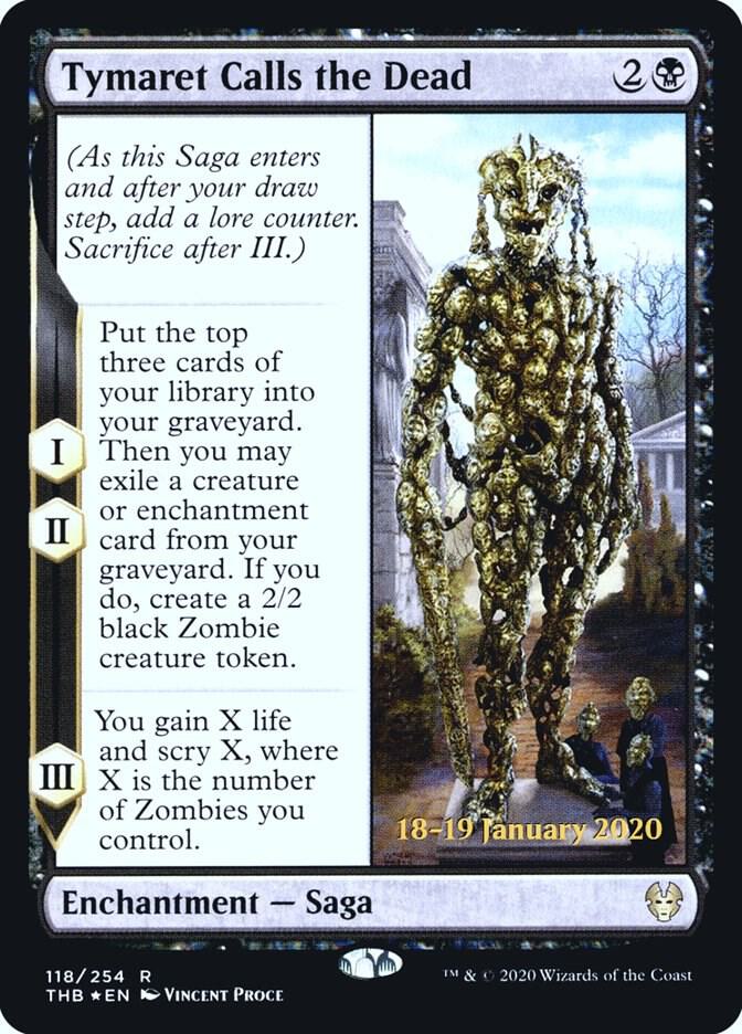 Tymaret Calls the Dead 118s/137 (Prerelease Cards)  - Foil | Chromatic Games