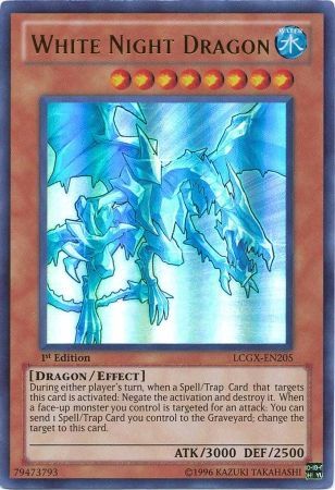 White Night Dragon [LCGX-EN205] Ultra Rare | Chromatic Games