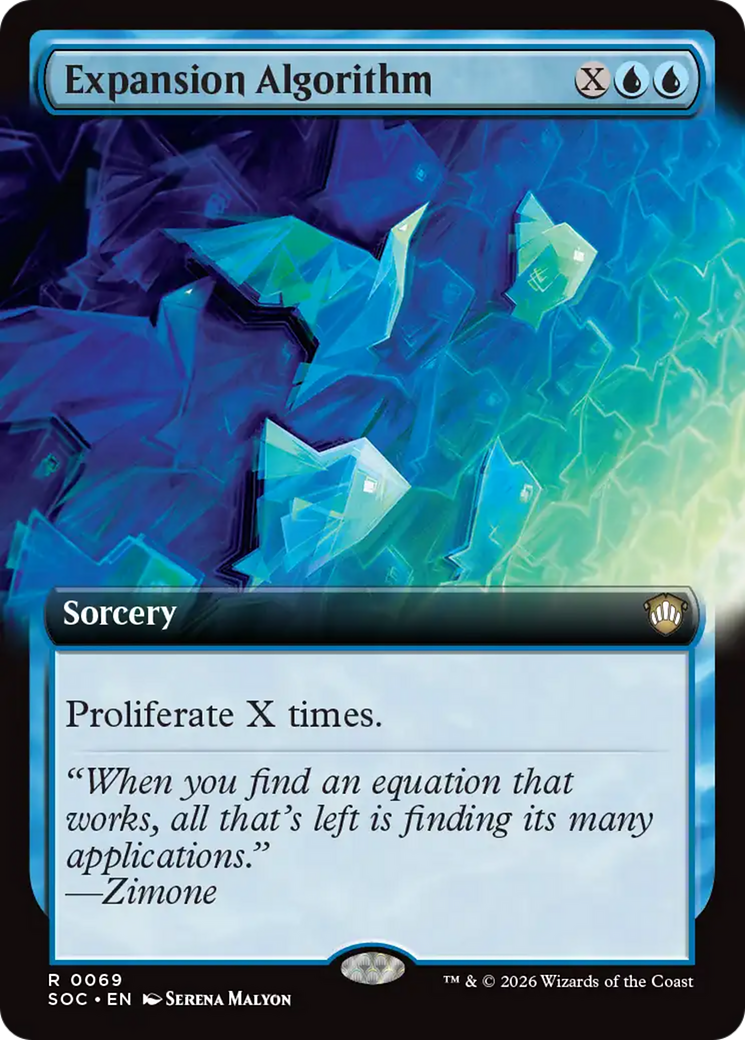 Expansion Algorithm (Extended Art) [Secrets of Strixhaven Commander] | Chromatic Games