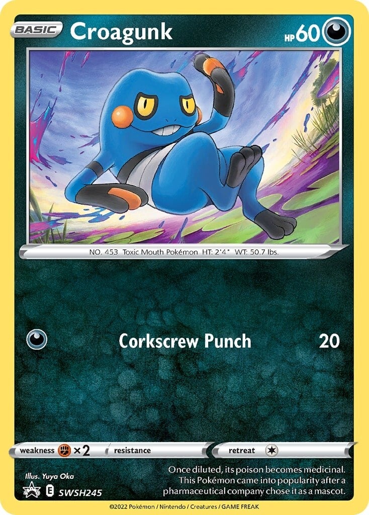 Croagunk (SWSH245) [Sword & Shield: Black Star Promos] | Chromatic Games