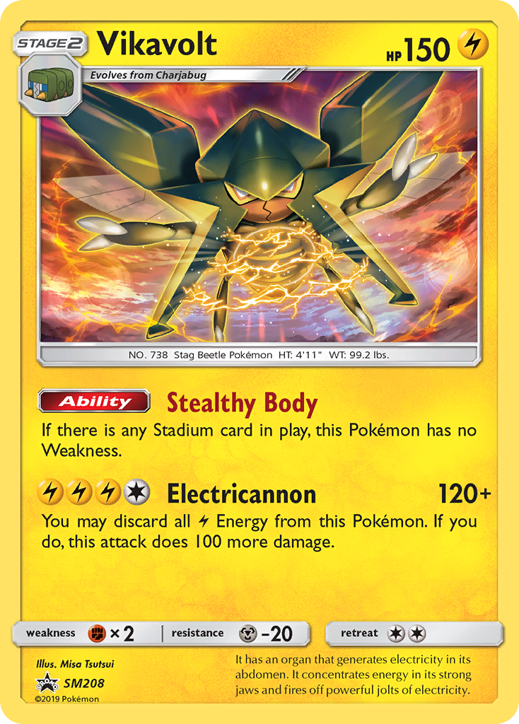 Vikavolt (SM208) [Sun & Moon: Black Star Promos] | Chromatic Games