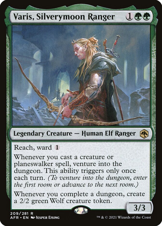 Varis, Silverymoon Ranger 209 (Adventures in the Forgotten Realms)  | Chromatic Games