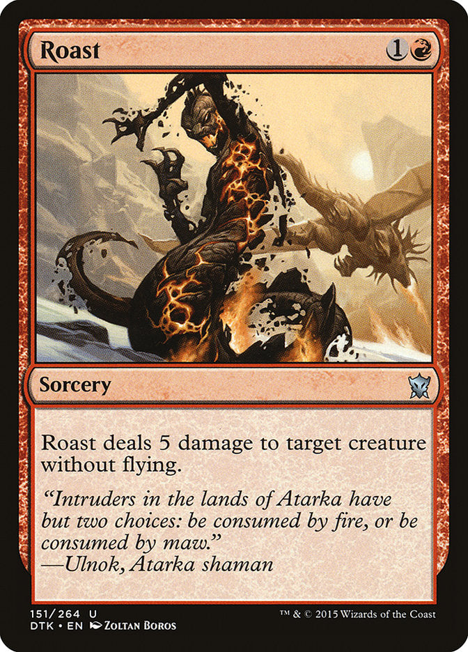 Roast 151/264 (Dragons of Tarkir)  | Chromatic Games
