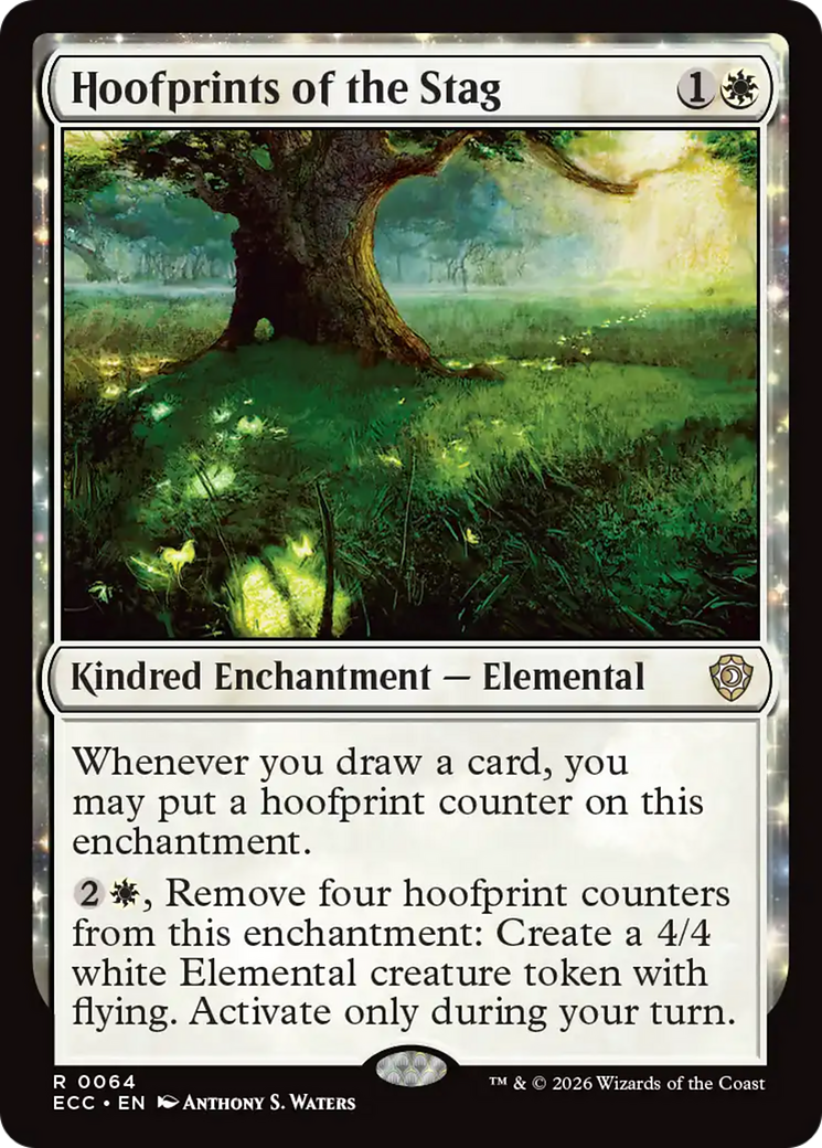 Hoofprints of the Stag [Lorwyn Eclipsed Commander] | Chromatic Games