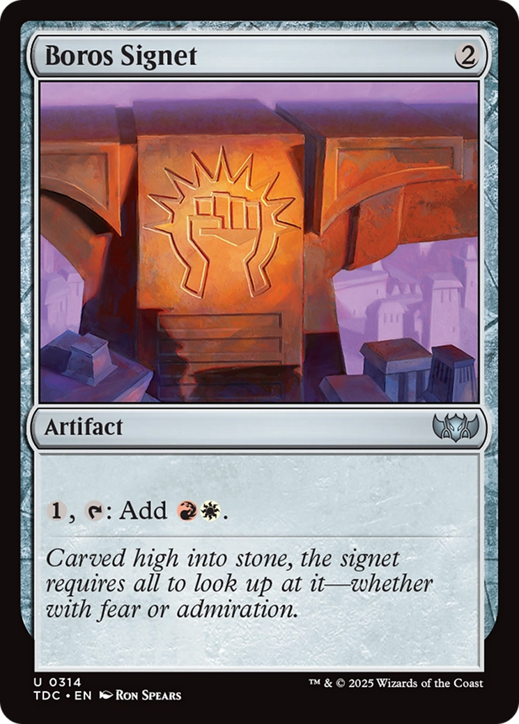 Boros Signet [Tarkir: Dragonstorm Commander] | Chromatic Games