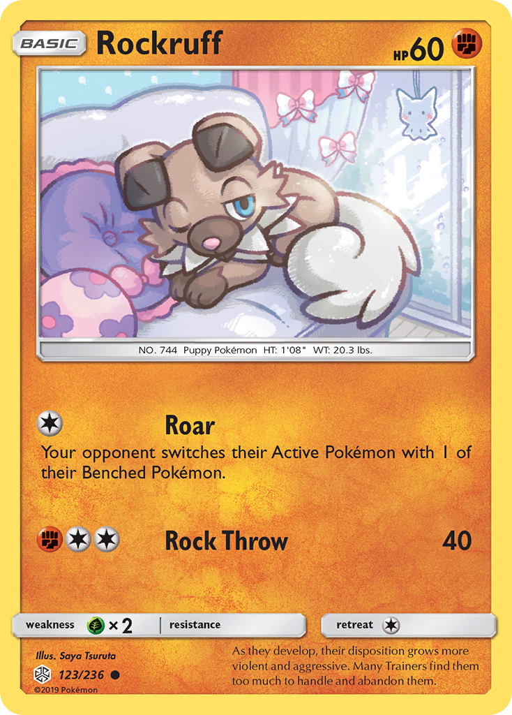 Rockruff (123/236) [Sun & Moon: Cosmic Eclipse] | Chromatic Games