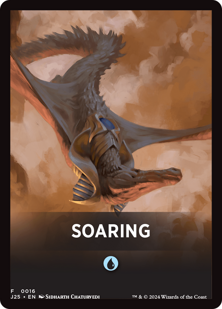 Soaring Theme Card [Foundations Jumpstart Front Cards] | Chromatic Games