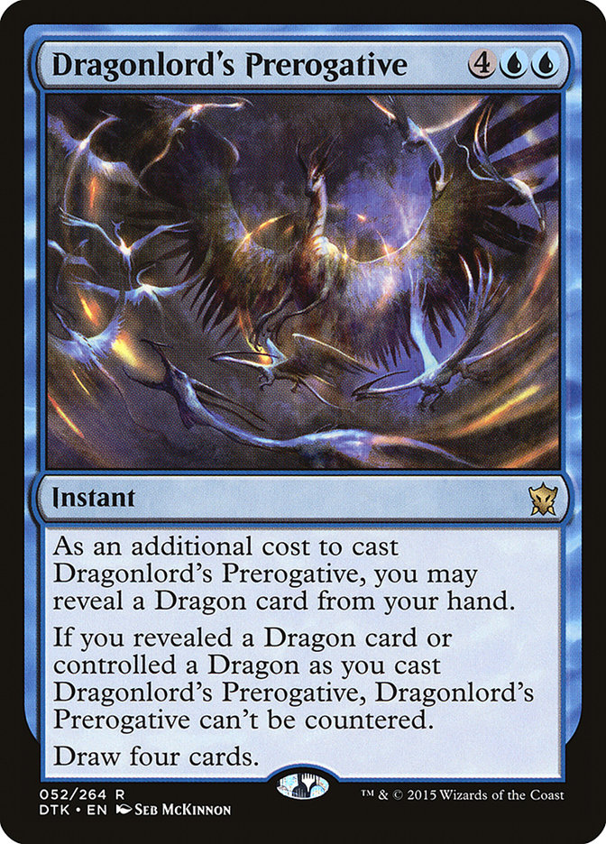Dragonlord's Prerogative 52/264 (Dragons of Tarkir)  | Chromatic Games