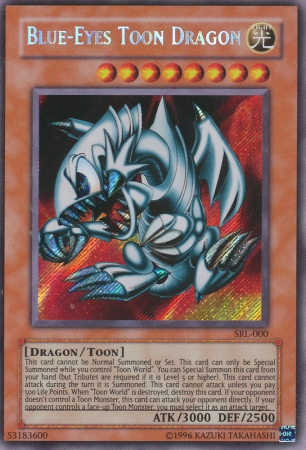 Blue-Eyes Toon Dragon [SRL-000] Secret Rare | Chromatic Games