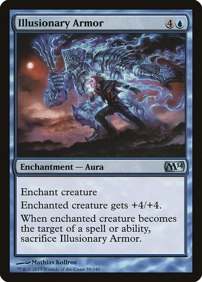 Illusionary Armor 59/249 (Magic 2014 (M14))  | Chromatic Games