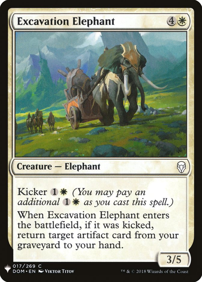 Excavation Elephant [Mystery Booster] | Chromatic Games