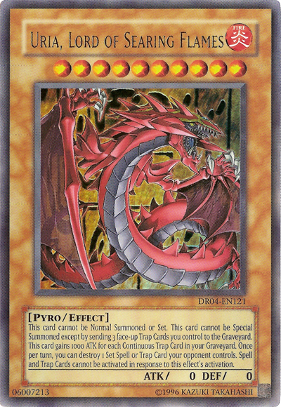 Uria, Lord of Searing Flames [DR04-EN121] Ultra Rare | Chromatic Games