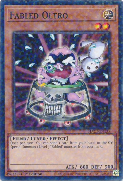 Fabled Oltro (Duel Terminal) [HAC1-EN135] Common | Chromatic Games