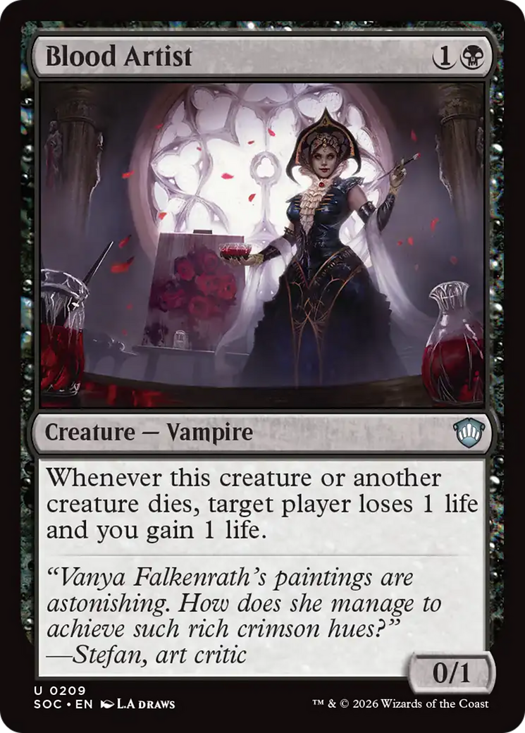 Blood Artist [Secrets of Strixhaven Commander] | Chromatic Games