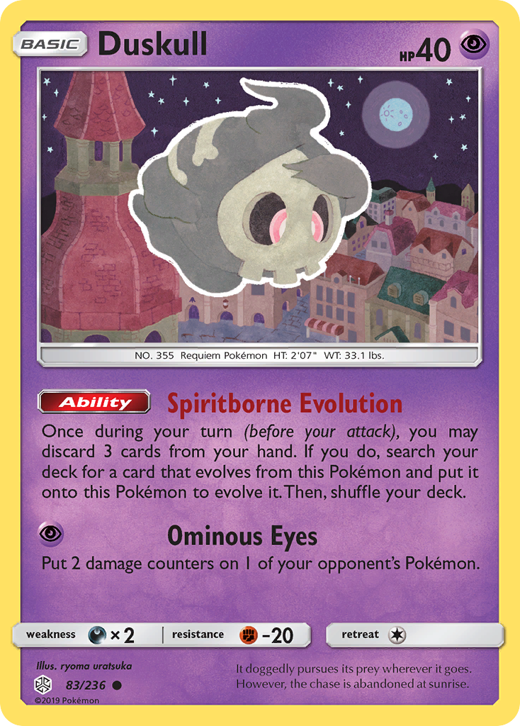 Duskull (83/236) [Sun & Moon: Cosmic Eclipse] | Chromatic Games