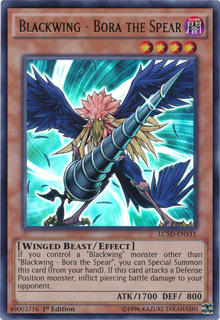 Blackwing - Bora the Spear [LC5D-EN111] Ultra Rare | Chromatic Games