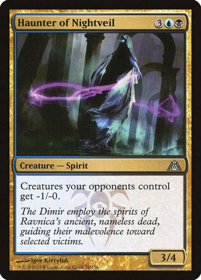 Haunter of Nightveil 76/156 (Dragon's Maze)  | Chromatic Games