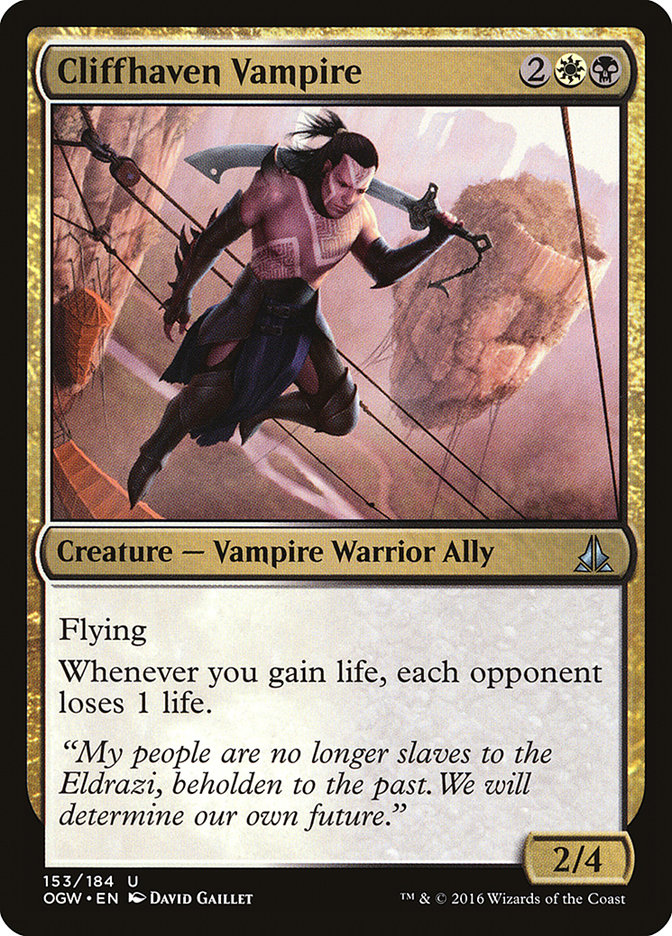 Cliffhaven Vampire 153 (Oath of the Gatewatch)  | Chromatic Games