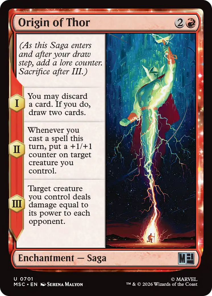 Origin of Thor [Marvel Super Heroes Commander] | Chromatic Games