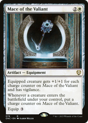 Mace of the Valiant [Phyrexia: All Will Be One Commander] | Chromatic Games