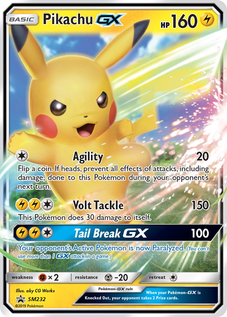 Pikachu GX (SM232) [Sun & Moon: Black Star Promos] | Chromatic Games