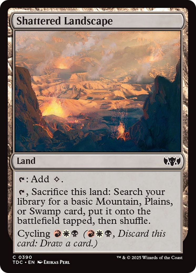 Shattered Landscape [Tarkir: Dragonstorm Commander] | Chromatic Games