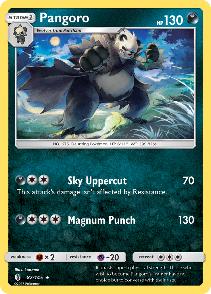 Pangoro (82/145) [Sun & Moon: Guardians Rising] | Chromatic Games