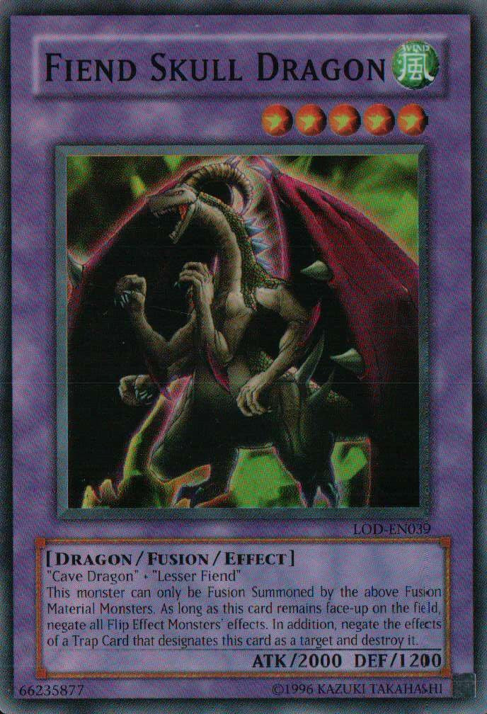 Fiend Skull Dragon [LOD-EN039] Super Rare | Chromatic Games