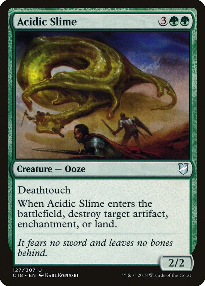 Acidic Slime 127/307 (Commander 2018)  | Chromatic Games