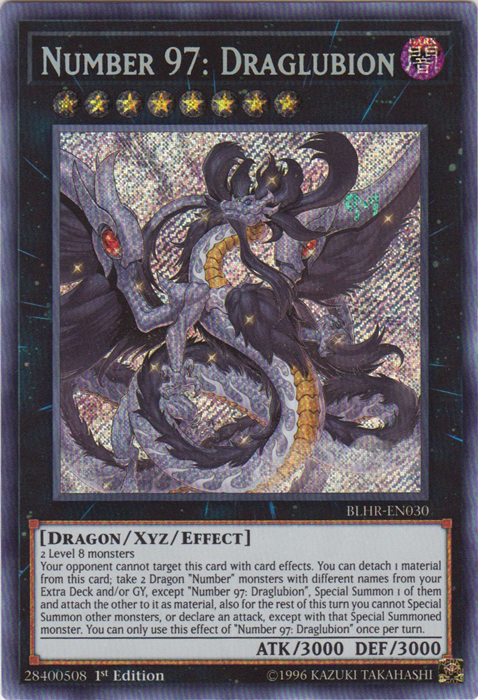 Number 97: Draglubion [BLHR-EN030] Secret Rare | Chromatic Games