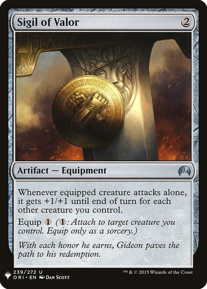 Sigil of Valor [Mystery Booster] | Chromatic Games