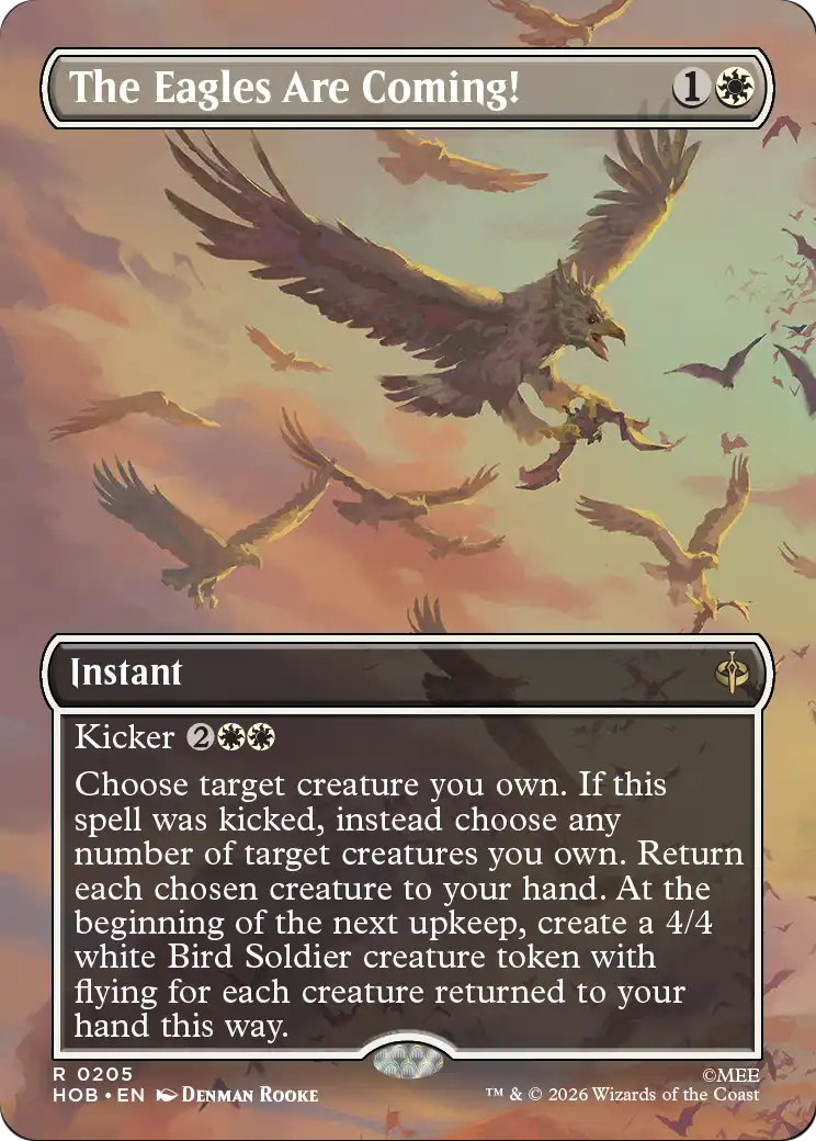 The Eagles Are Coming! (Borderless) [The Hobbit] | Chromatic Games