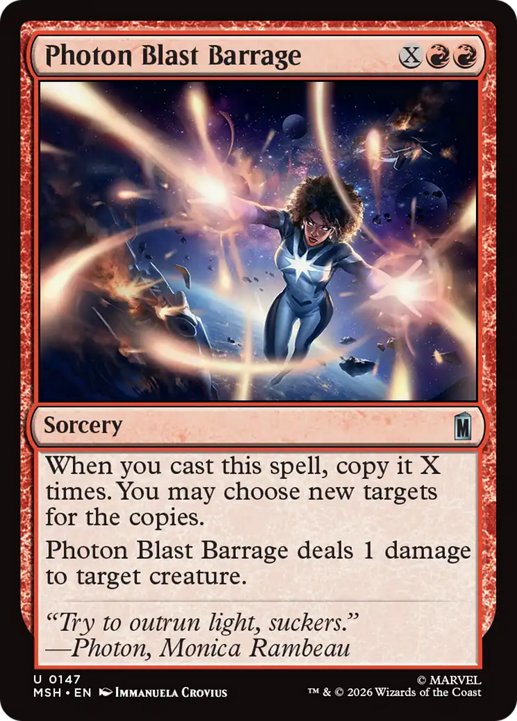 Photon Blast Barrage [Marvel Super Heroes] | Chromatic Games