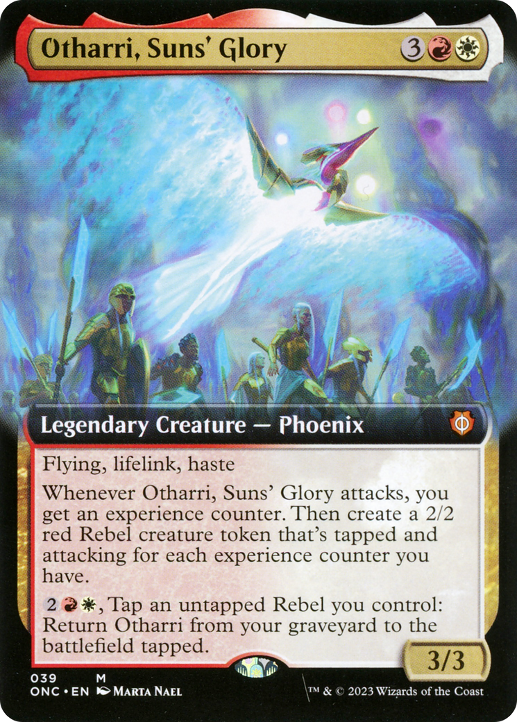 Otharri, Suns' Glory (Extended Art) [Phyrexia: All Will Be One Commander] | Chromatic Games