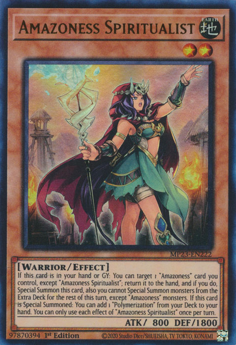 Amazoness Spiritualist [MP23-EN222] Ultra Rare | Chromatic Games