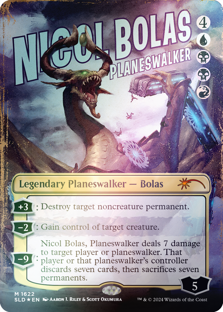 Nicol Bolas, Planeswalker (Rainbow Foil) [Secret Lair Drop Series] | Chromatic Games