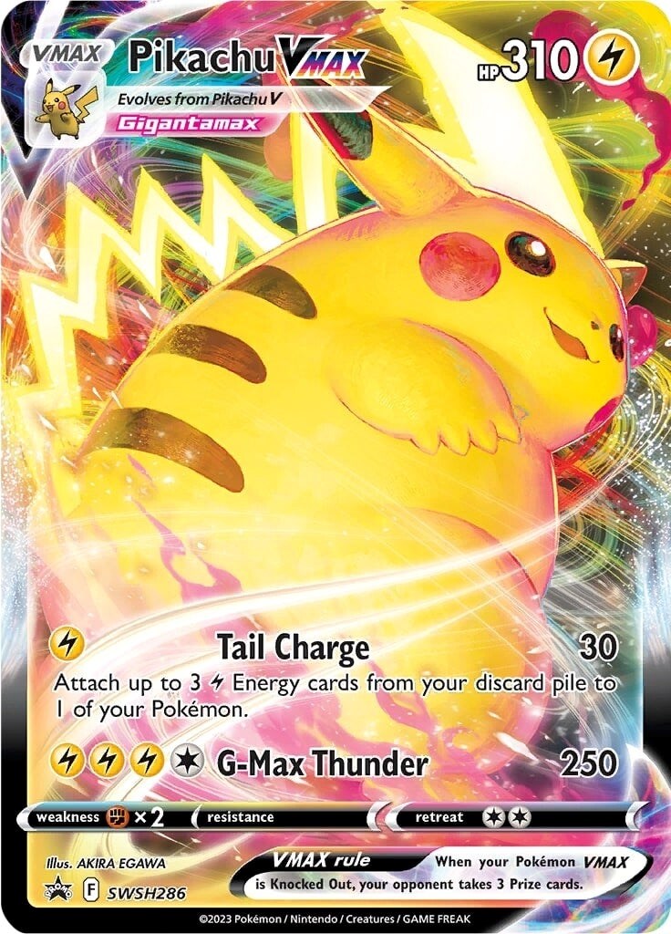 Pikachu VMAX (SWSH286) (Jumbo Card) [Sword & Shield: Black Star Promos] | Chromatic Games