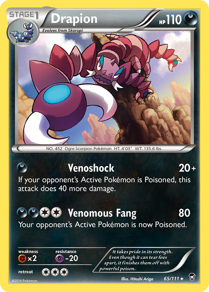 Drapion (65/111) [XY: Furious Fists] | Chromatic Games