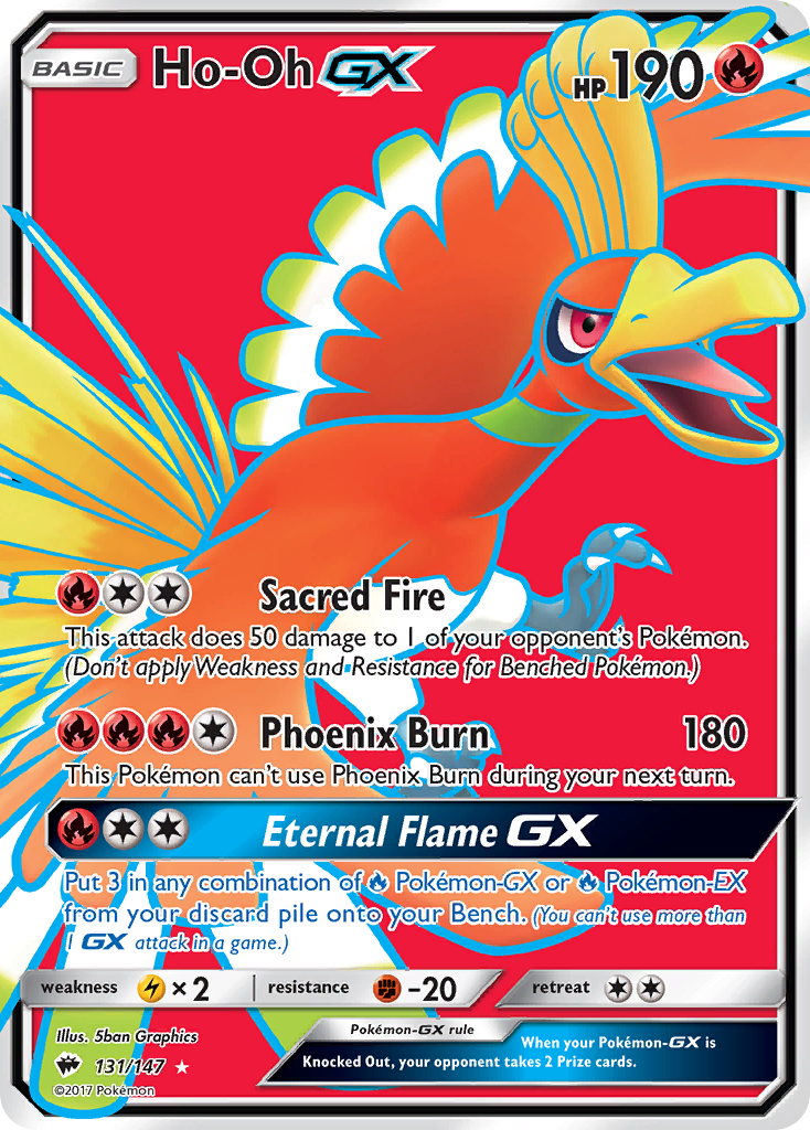 Ho-Oh GX (131/147) [Sun & Moon: Burning Shadows] | Chromatic Games