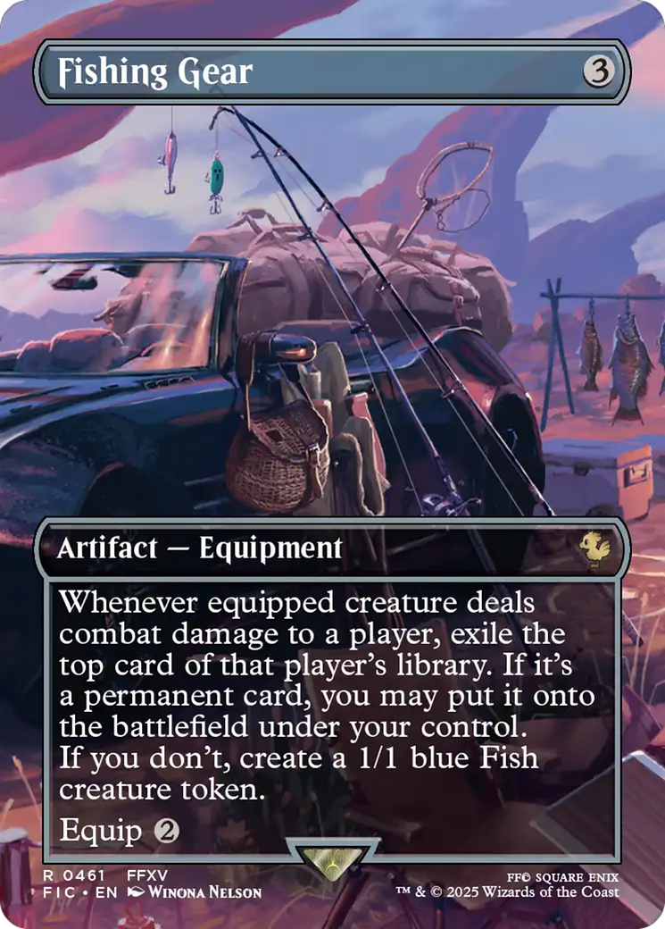 Fishing Gear (Borderless) [FINAL FANTASY Commander] | Chromatic Games