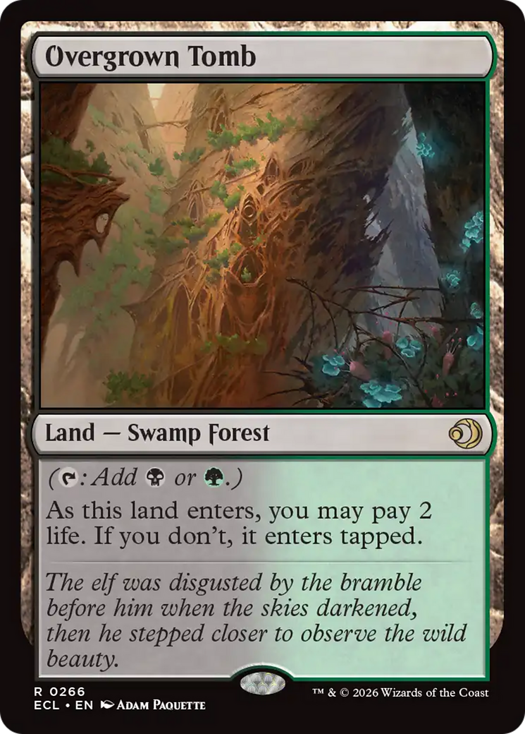 Overgrown Tomb [Lorwyn Eclipsed] | Chromatic Games
