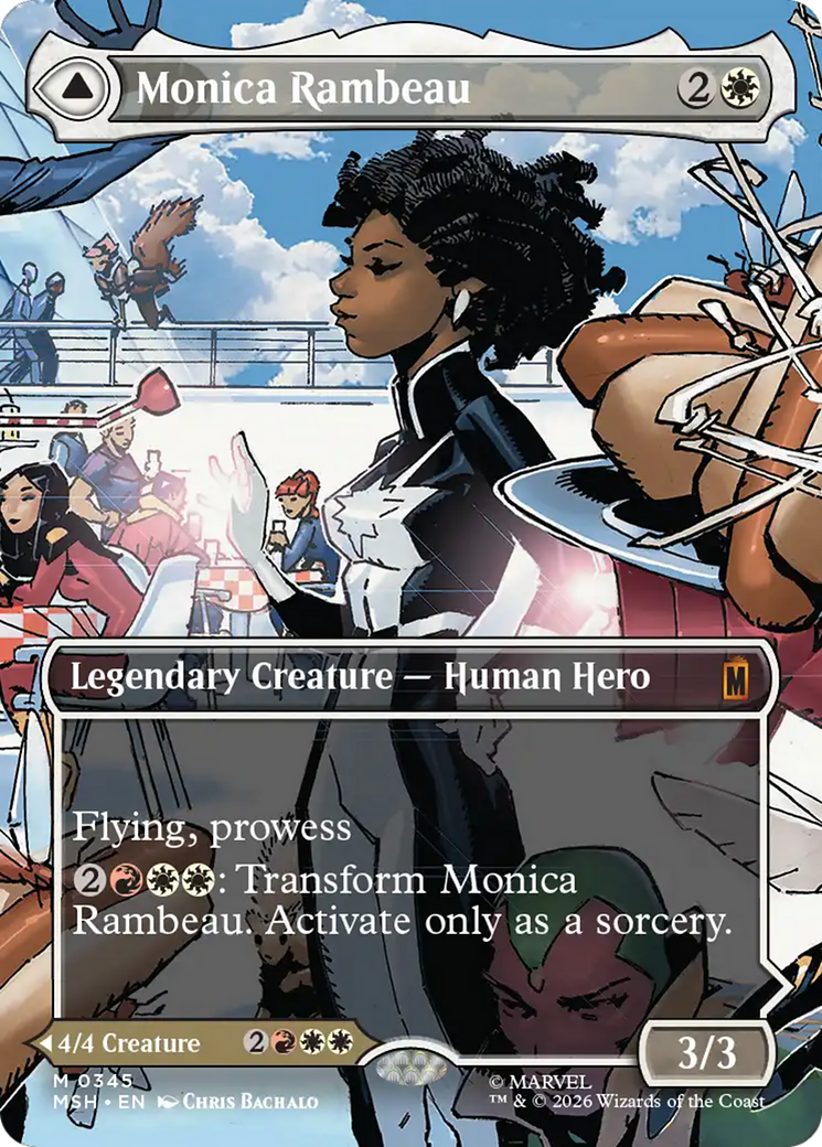 Monica Rambeau (Borderless) (0345) [Marvel Super Heroes] | Chromatic Games