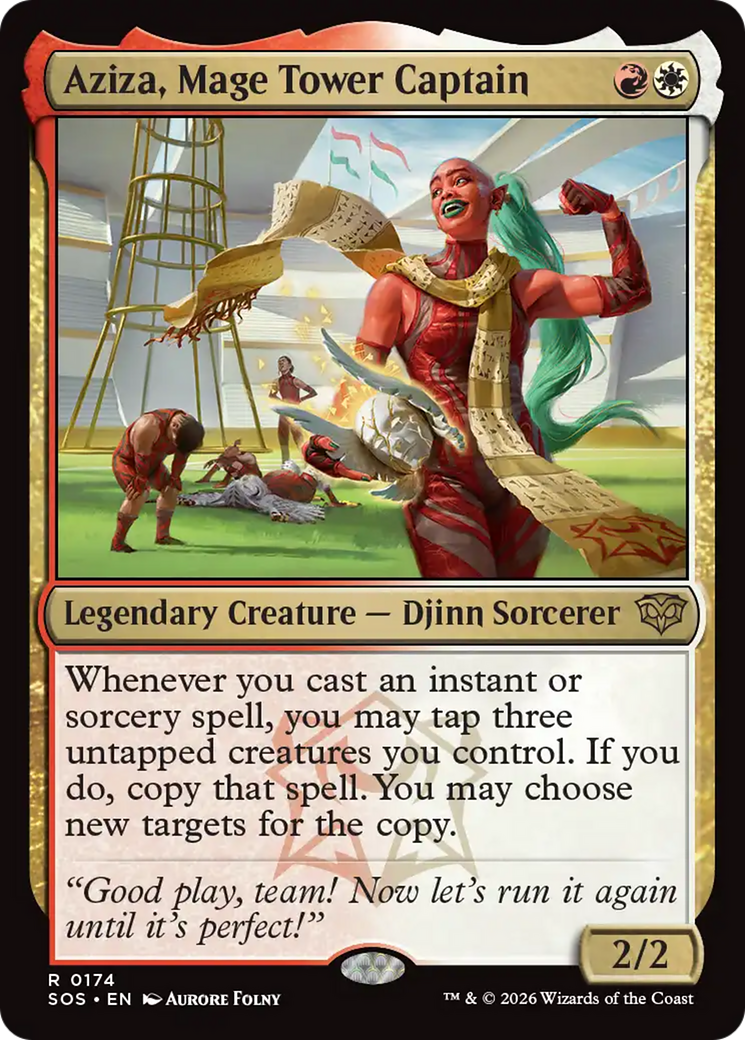 Aziza, Mage Tower Captain [Secrets of Strixhaven] | Chromatic Games