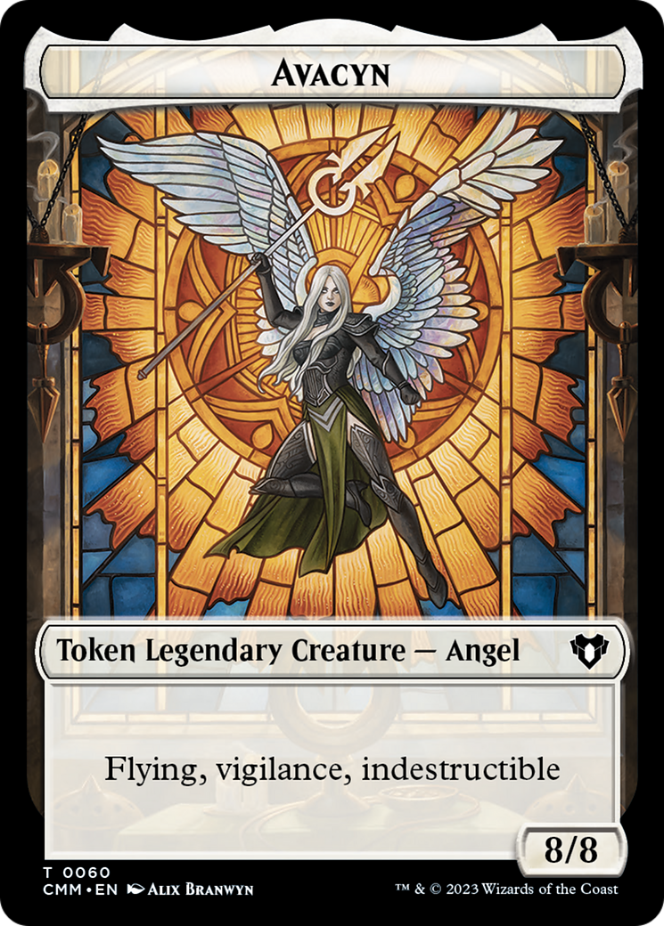 Copy (54) // Avacyn Double-Sided Token [Commander Masters Tokens] | Chromatic Games