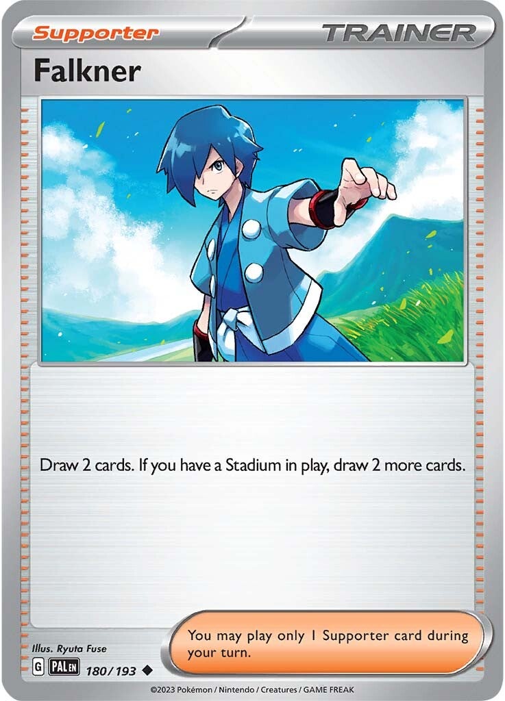 Falkner (180/193) [Scarlet & Violet: Paldea Evolved] | Chromatic Games