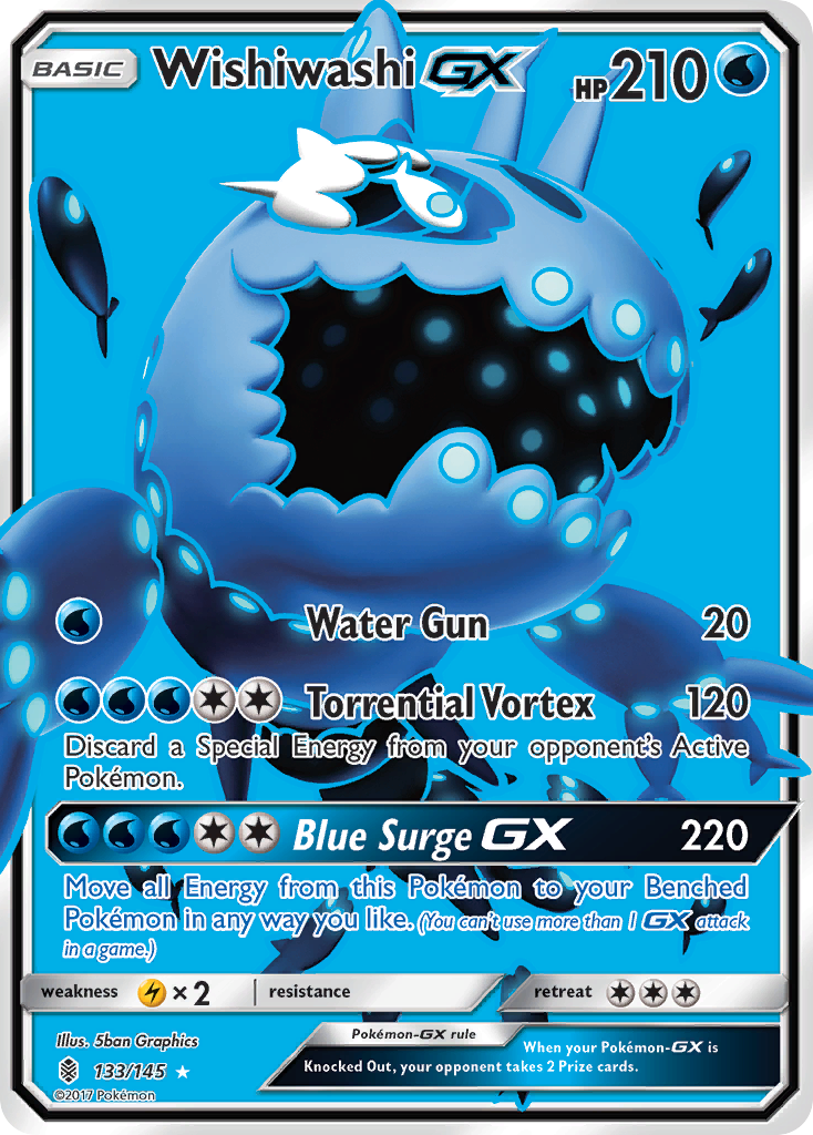 Wishiwashi GX (133/145) [Sun & Moon: Guardians Rising] | Chromatic Games