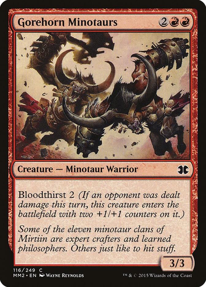 Gorehorn Minotaurs 116/249 (Modern Masters 2015)  | Chromatic Games
