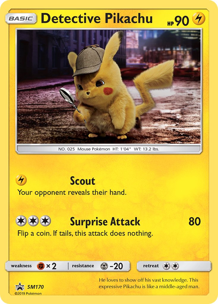 Detective Pikachu (SM170) [Sun & Moon: Black Star Promos] | Chromatic Games