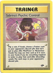 Sabrina's Psychic Control (121/132) [Gym Challenge Unlimited] | Chromatic Games