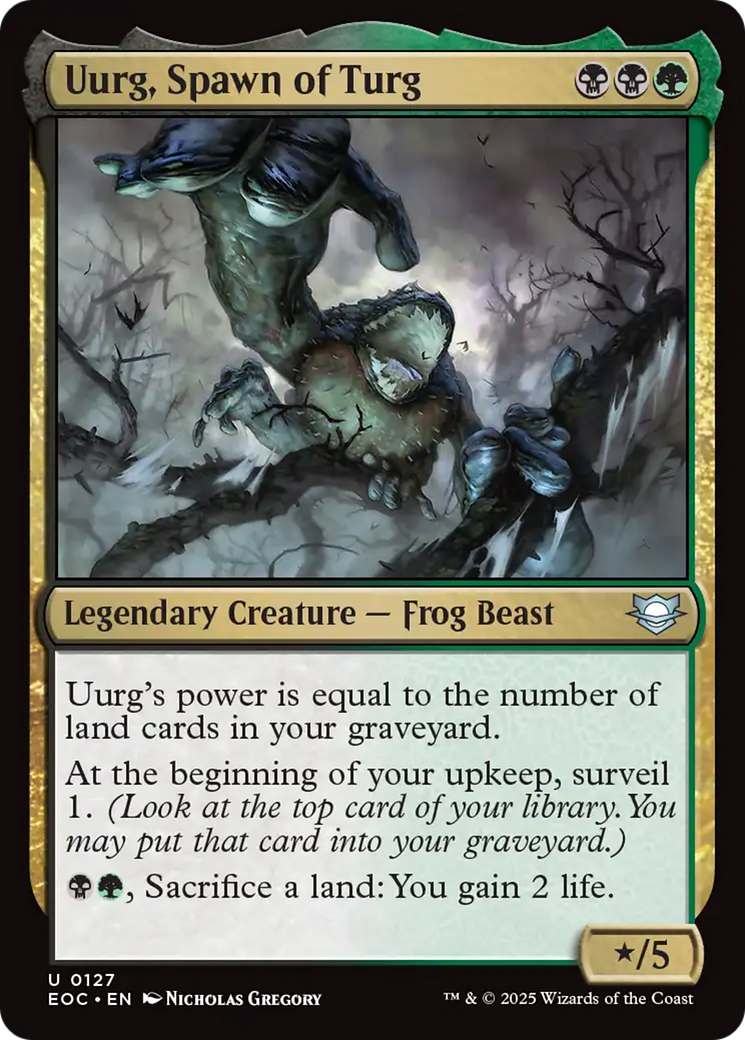 Uurg, Spawn of Turg [Edge of Eternities Commander] | Chromatic Games